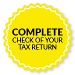 Tax Returns are checked to ensure nothing is missed